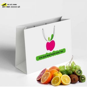 in túi giấy đựng hoa quả