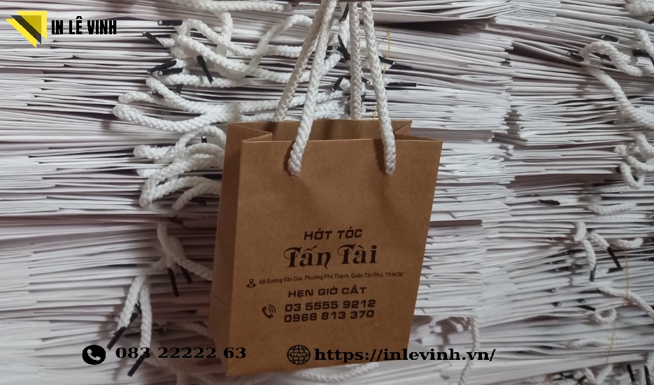 in túi giấy kraft số lượng ít
