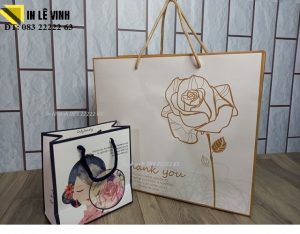 in túi giấy cho shop thời trang