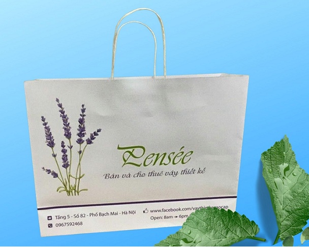 in túi giấy cho shop thời trang