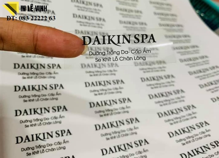 in decal trong suốt