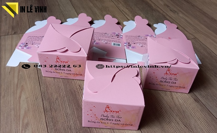 in hộp giấy đựng mỹ phẩm