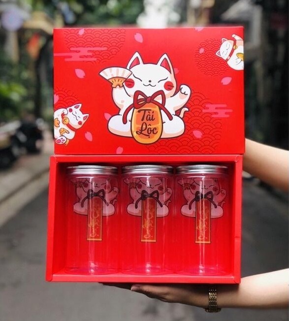 in hộp quà tết